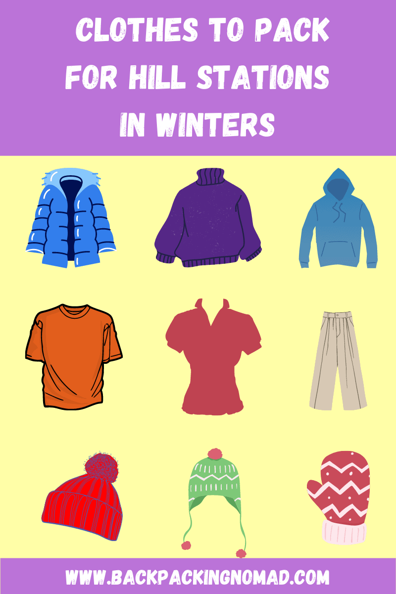 Super Essential Clothes to Pack for Hill Stations In Winters !